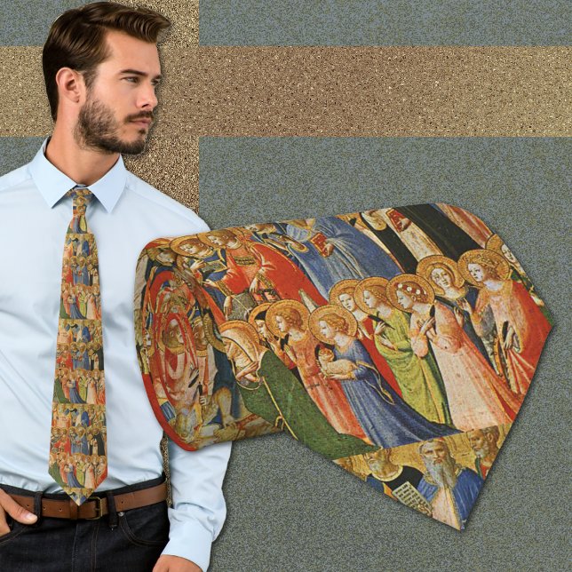 CRAVATE TOUS LES SAINTS EN FÊTE DU CIEL (Créateur téléchargé)