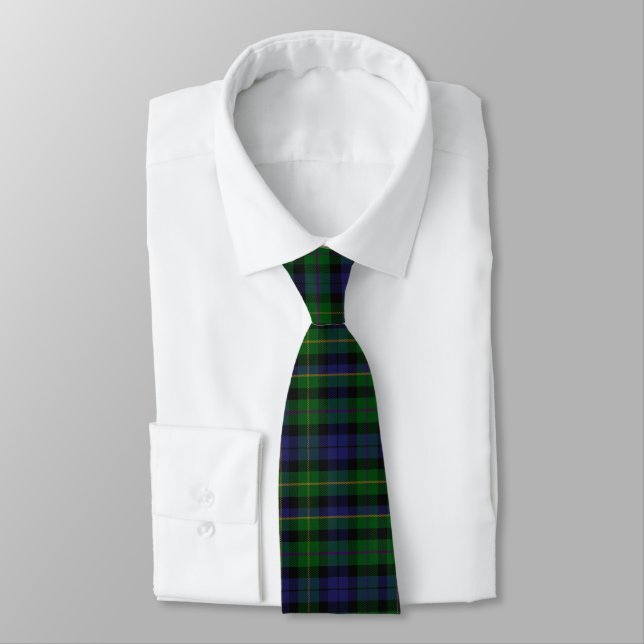 Cravate traditionnelle de plaid de tartan de (Attaché)