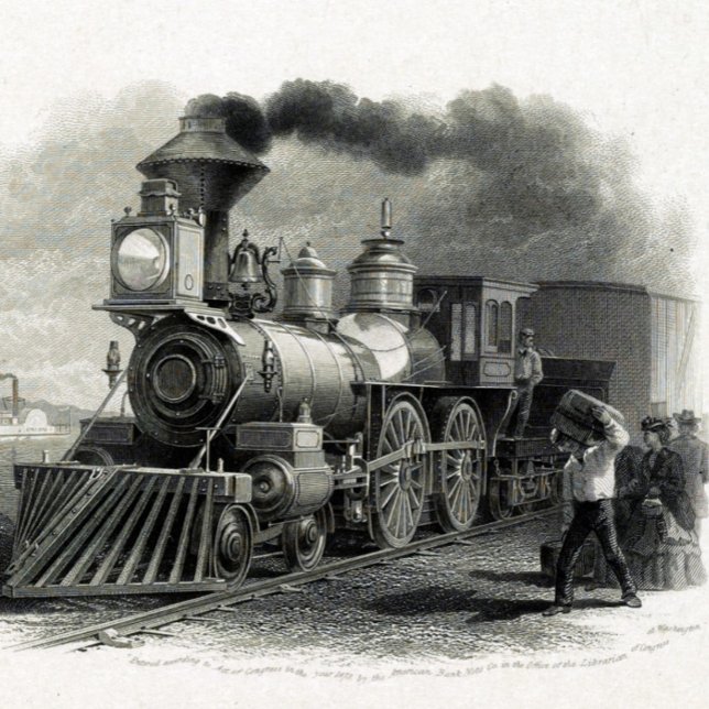 Cravate Trains Moteur à vapeur Locomotive (Créateur téléchargé)