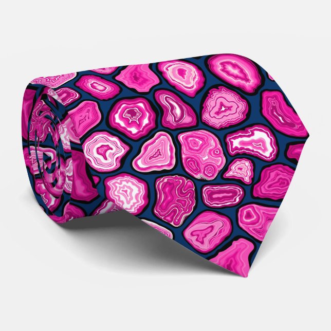 Cravate Tranches d'agneau rose (Roulé)