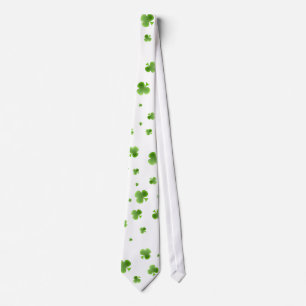 Cravate trèfle irlandais