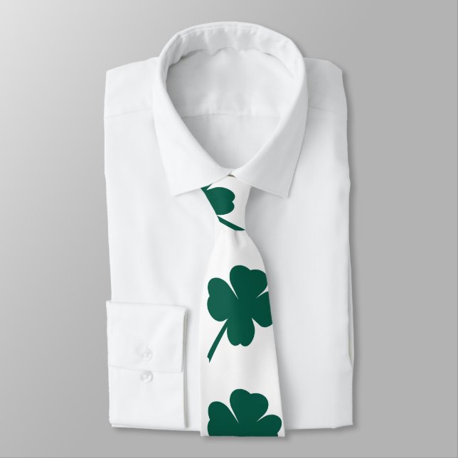 Cravate Trèfle Moderne Saint-Patrick  (Attaché)