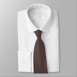 Cravate Trendy Dark Mocha Brown - Neck Tie