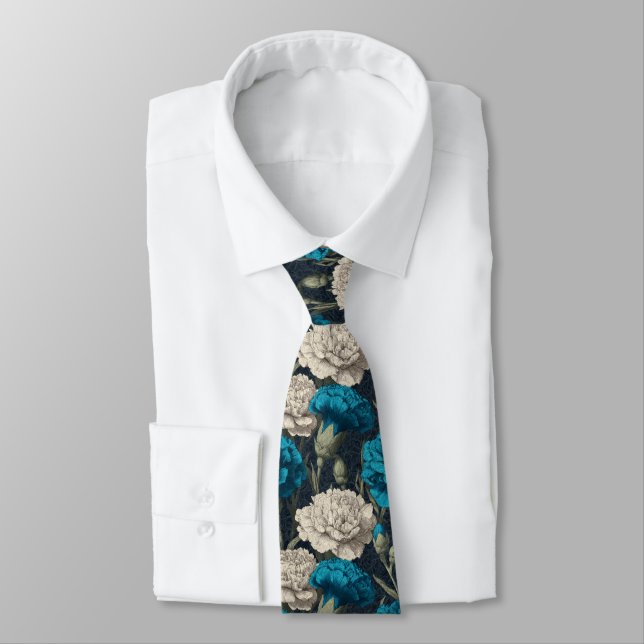 Cravate Trendy Mens Accessories Carnation Floral (Attaché)