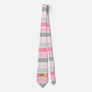 Cravate Trendy Stripes, Face Emoji