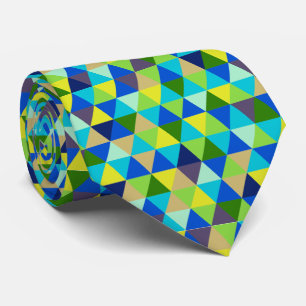 Cravate Triangles géométriques/réglables de PixDezines