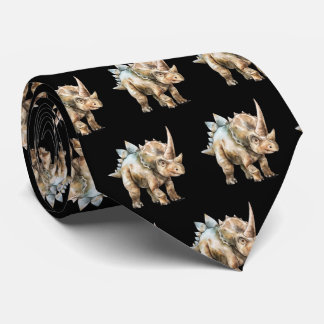 Cravate Triceratops Dinosaur Neck Tie