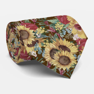 Cravate Tropical vintage en été