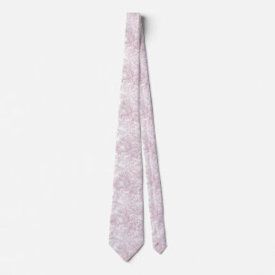 Cravate Tropicaux modernes rougissent palmier rose de