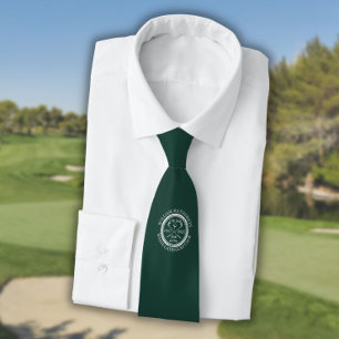 Cravate Trou en un golf personnalisé émeraude vert