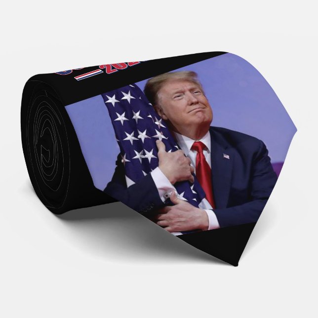 Cravate Trump 2020 Le grand retour des Américains (Roulé)