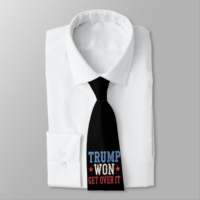Cravate Trump a Gagné Faites Avec 2024 (Attaché)