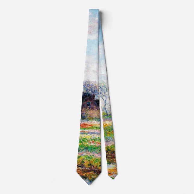 Cravate Tulip Fields dans les Pays-Bas, Monet (Devant)