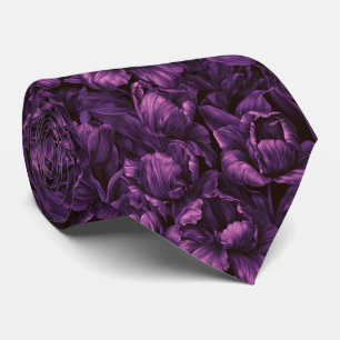 Cravate Tulipe Floral Groom Mariage Classique