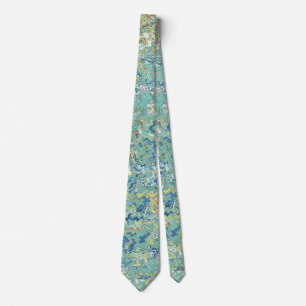 Cravate Turquoise bleu turquoise vert chic Motif unique