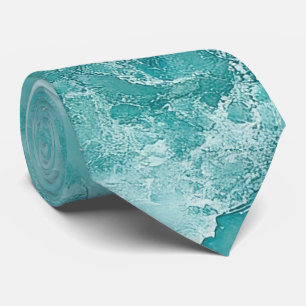 Cravate Turquoise Swirl Mens