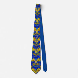 Cravate Ukraine Golden Trident Volodymyr Tryzub