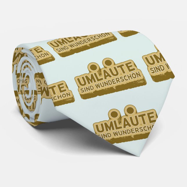Cravate Umlaute sind wunderschön Geman (Roulé)