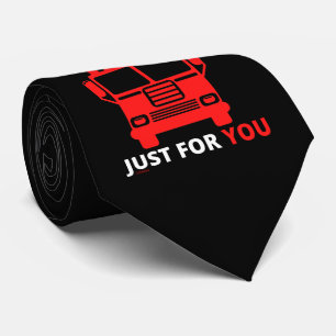 Cravate UN FIRETRUCK JUSTE POUR VOUS amusant jeu de mots
