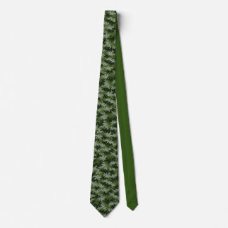 Cravate Un motif de pixel de camouflage militaire vert en 