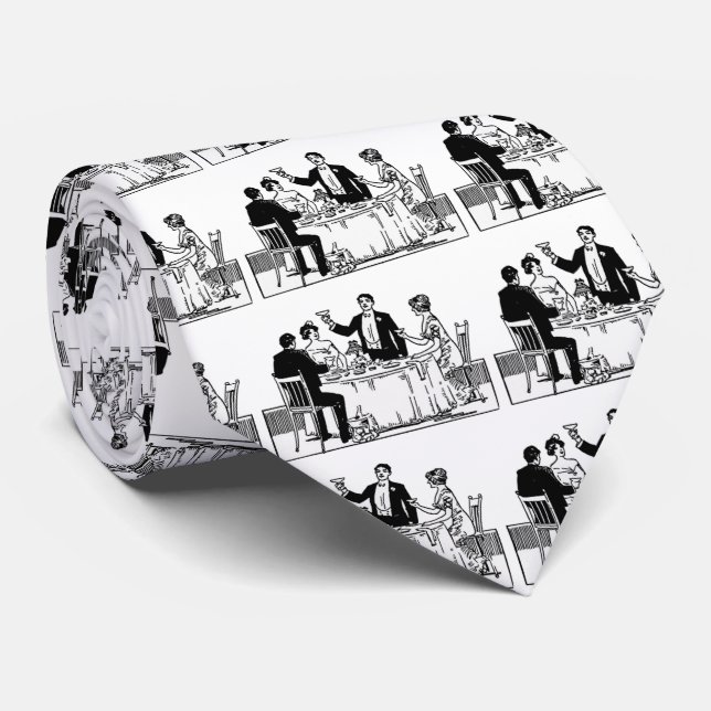 Cravate Un toast (Roulé)