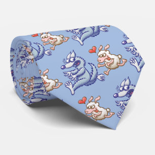 Cravate Une éwe courageuse amoureuse qui court après un 