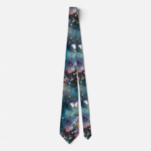 Cravate Une série de papillons mystiques Design 11