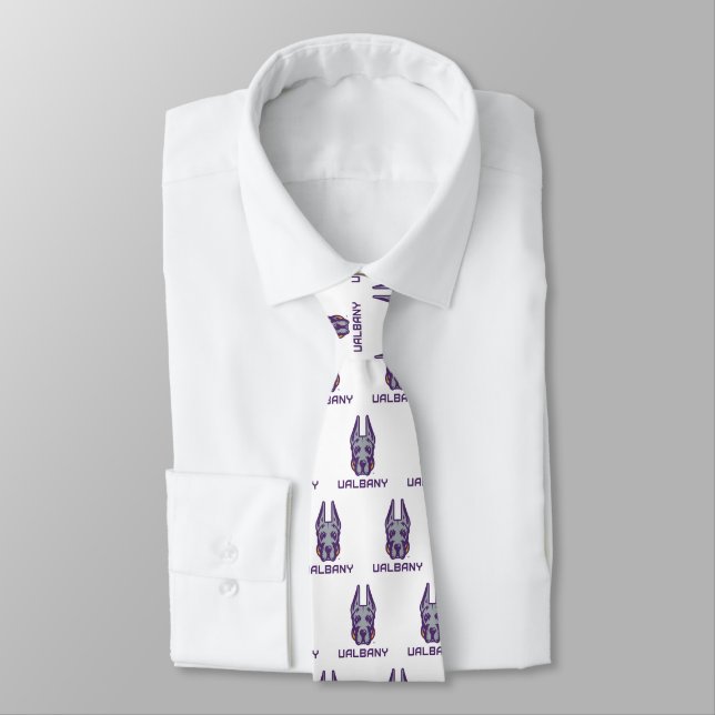 Cravate Université d'Albany Great Danes (Attaché)