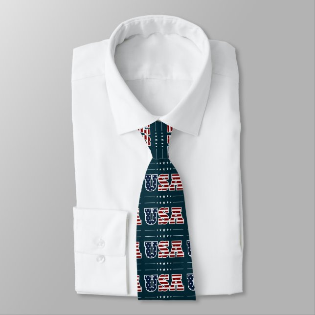 Cravate USA Necktie (Attaché)