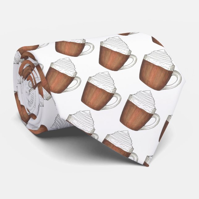 Cravate Vacances d'hiver Boissons Chocolat Chocolat Coca F (Roulé)