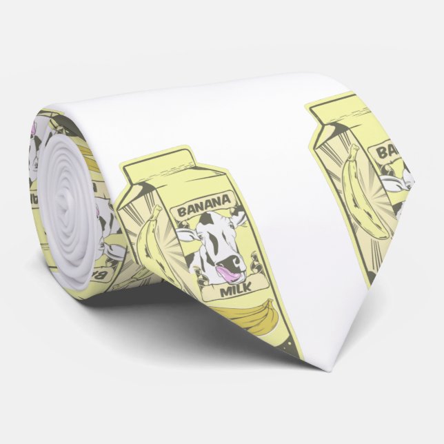 Cravate Vache mignonne au lait de banane (Roulé)