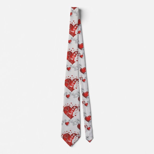 Cravate Valentine Love Hearts (Devant)