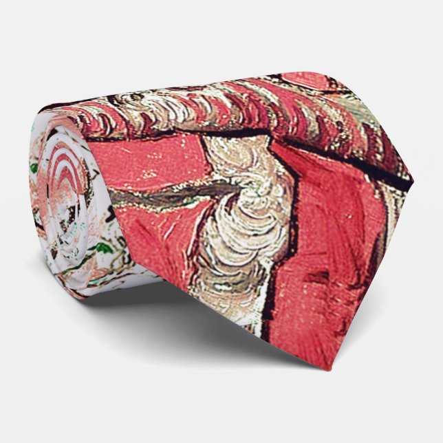 Cravate Van Gogh Almond Blossoms Peach (Roulé)