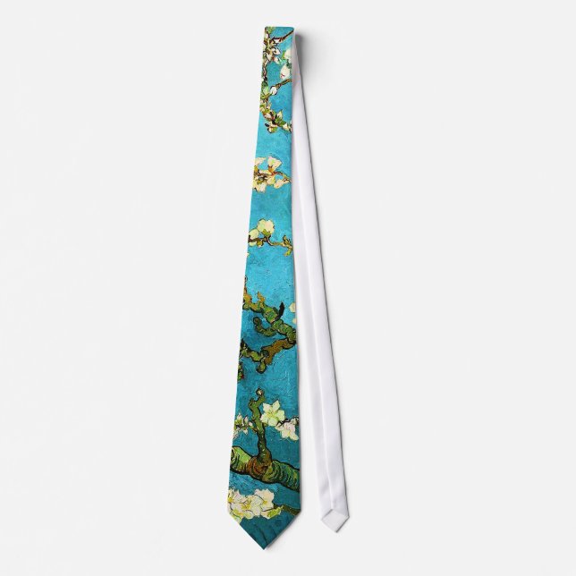 Cravate Van Gogh Florssoming Almond Tree (F671) Art (Devant)