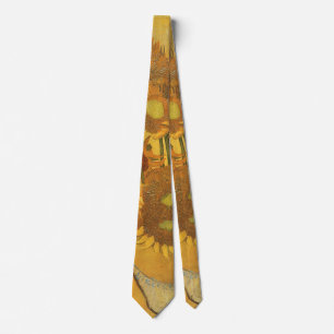 Cravate Vase avec 15 tournesols par Vincent van Gogh