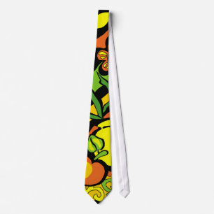Cravate vase vif avec des fleurs