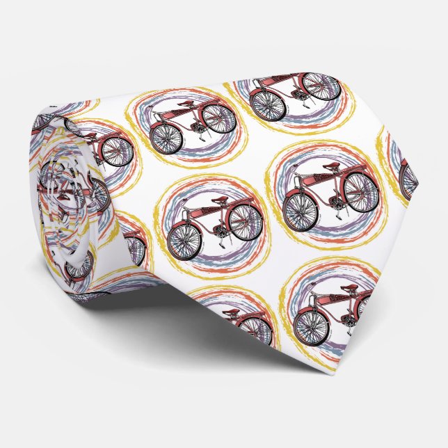 Cravate Vélo rétro (Roulé)
