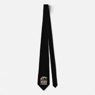 Cravate Ver de ferme compostant l'agriculture - cadeau