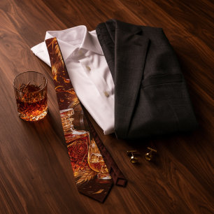 Cravate Verre à Whisky Vintage & Tonneau en Chêne Verre Ma
