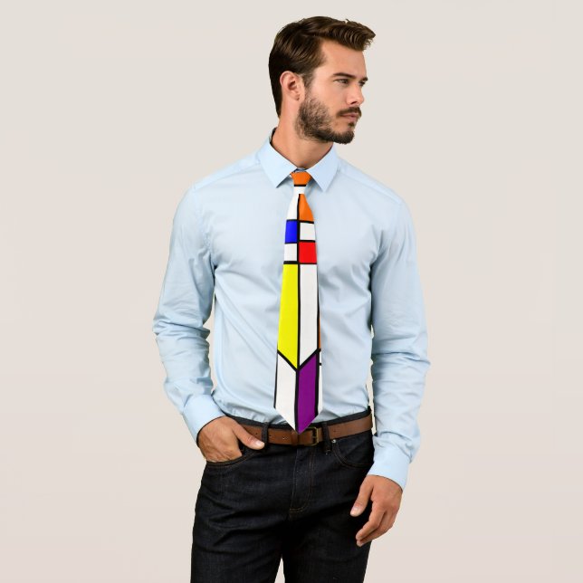 Cravate Verre Bauhaus (En situation)