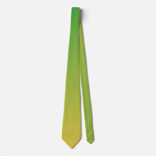 Cravate Vert et jaune foncé personnalisé