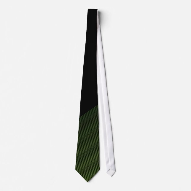 Cravate vert et noir (Devant)