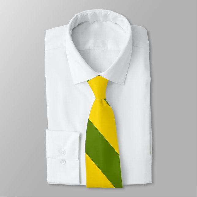 Cravate Vert jaune (Attaché)