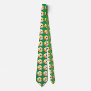 cravate verte Motif 9 balles
