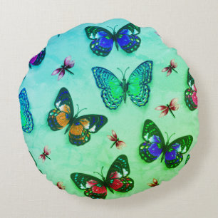 Cravate verte - Papillon Papillon imprimé Coussin