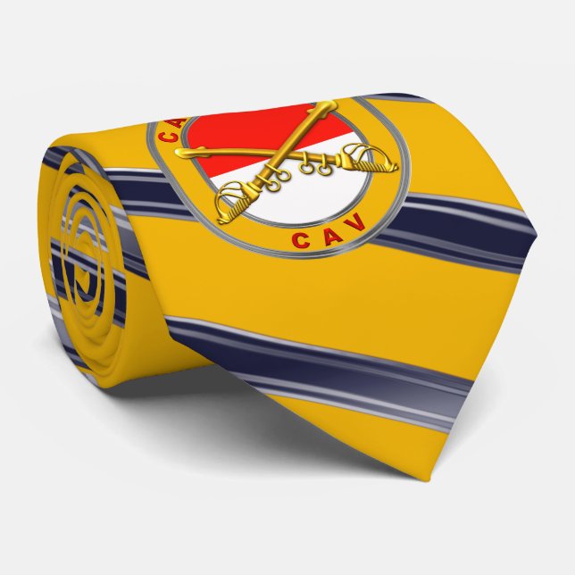 Cravate Vétérinaire de la cavalerie "Cavalier de VAC" (Roulé)