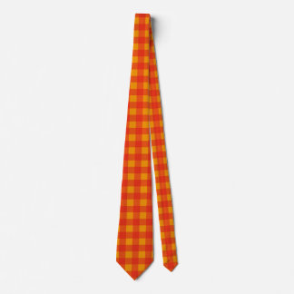 Cravate Vibrant dégradé rouge-orange et orange