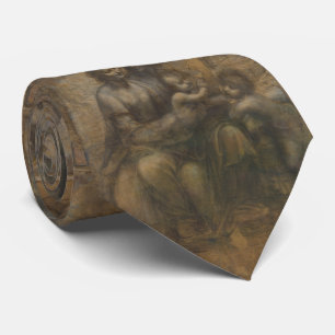 Cravate Vierge et enfant avec Sainte Anne Léonard de Vinci