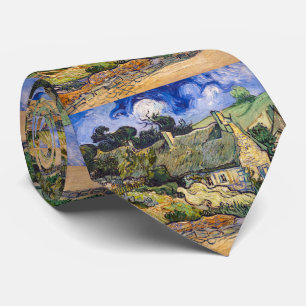 Cravate Vincent Van Gogh - Chaumières à Cordeville