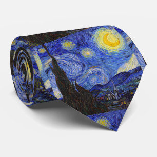 Cravate Vincent Willem van Gogh , “ Starry Night ” ネクタイ